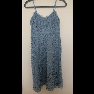 Guess blue lace dress